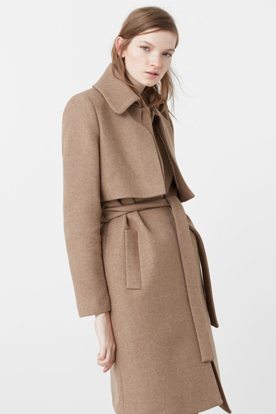 manteau cachemire femme mango