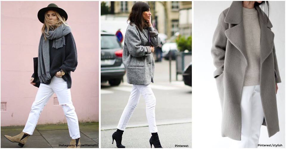 Comment porter le jean blanc en hiver – L'officieux