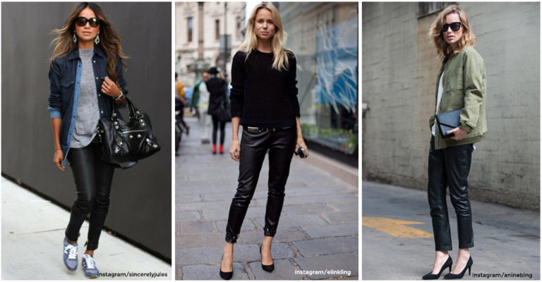 9 pantalons en cuir pour un look rock et chic – L'officieux